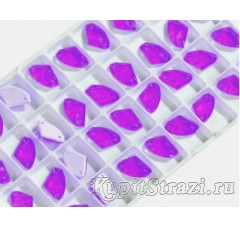 Пришивные стразы галактик Neon Purple (неон пурпур) - 14 мм