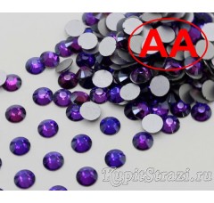 Cтразы Purple velvet ss20 - стеклянные китайские стразы холодной фиксации качества АА