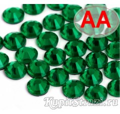 Стразы Emerald ss16 холодной фиксации - стеклянные китайские стразы качества АА